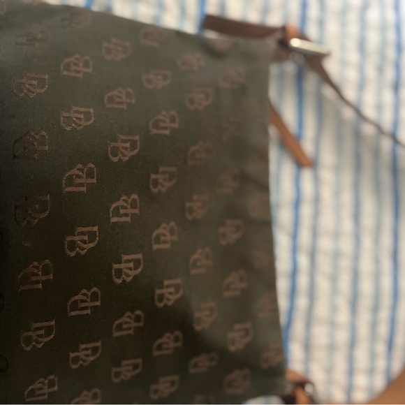 Dooney & Bourke Brown Monogram Shoulder Bag - Picture 7 of 8